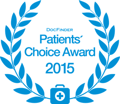 Auszeichnung Patients' Choice Award 2015