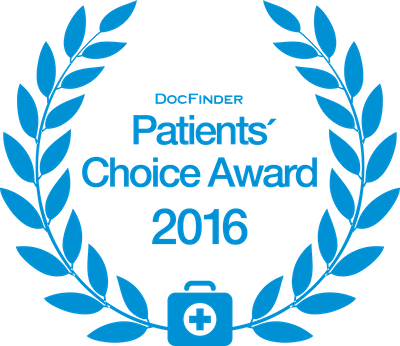 Auszeichnung Patients' Choice Award 2016